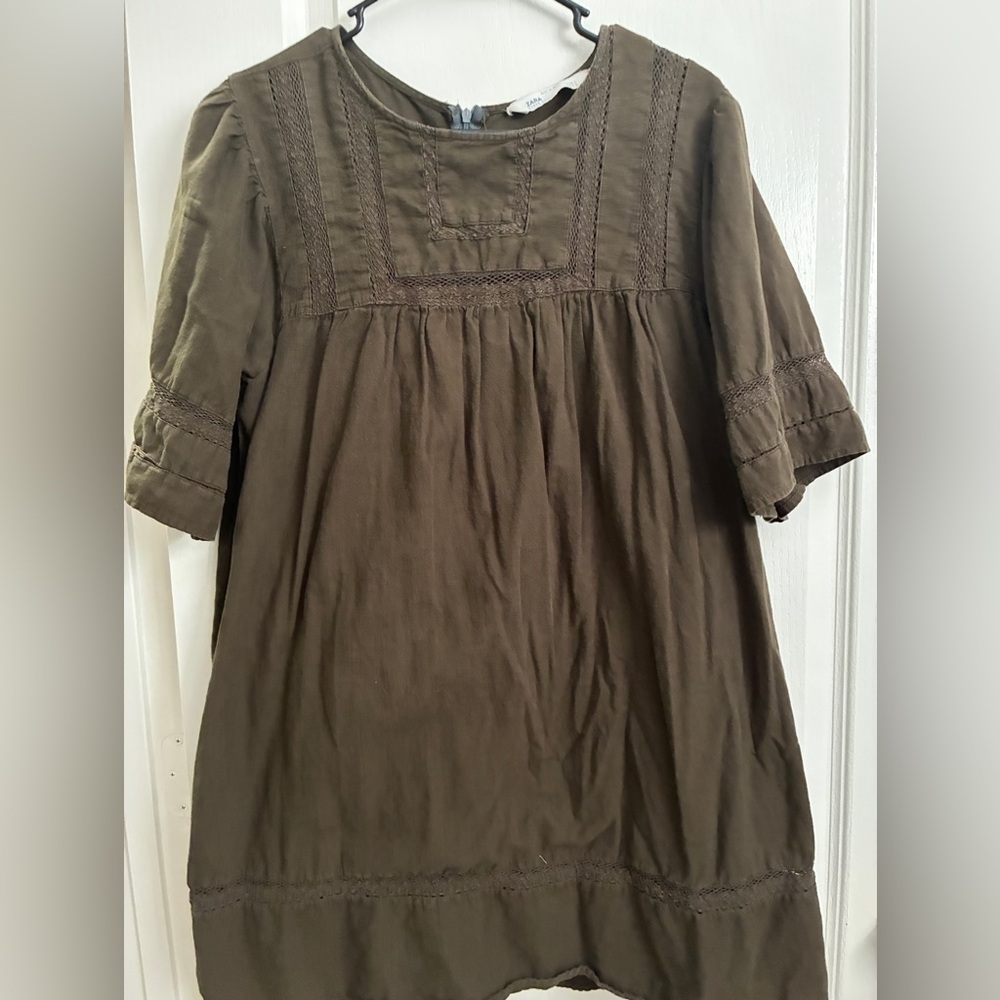 Zara Olive green Dress